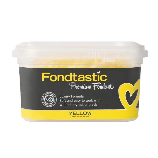 FONDTASTIC FONDANT YELLOW 250G