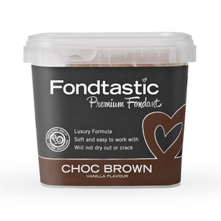 FONDTASTIC FONDANT CHOC BROWN 1KG