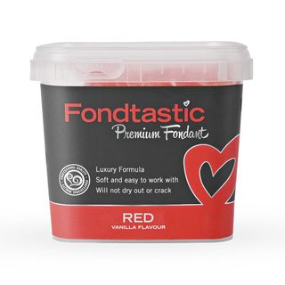 FONDTASTIC FONDANT RED 1KG