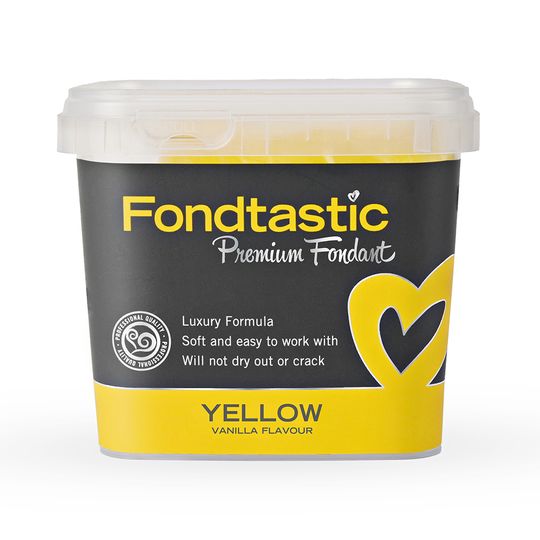 FONDTASTIC FONDANT YELLOW 1KG