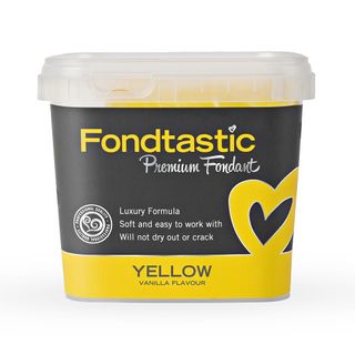 FONDTASTIC FONDANT YELLOW 1KG