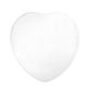 MONDO HEART CAKE BOARD 10IN WHITE - 3MM COMPRESSED
