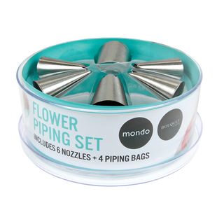 MONDO FLOWER PIPING SET 10PCS