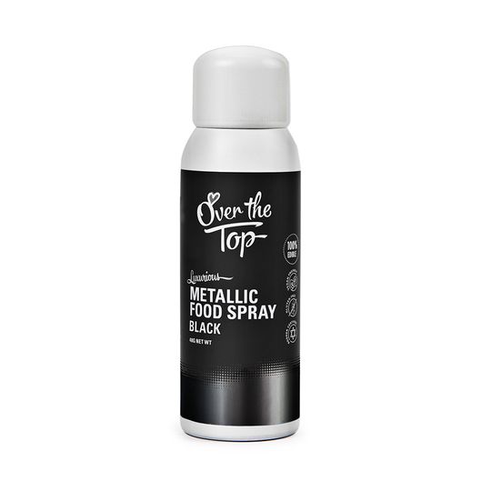 OTT METALLIC FOOD SPRAY BLACK 48GM