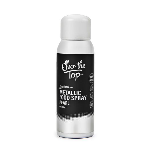 OTT METALLIC FOOD SPRAY PEARL WHITE 48GM