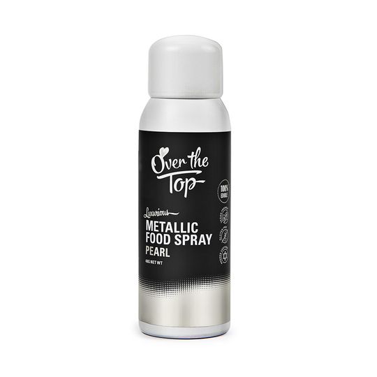 OTT METALLIC FOOD SPRAY PEARL WHITE 48GM