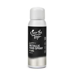 OTT METALLIC FOOD SPRAY PEARL WHITE 48GM