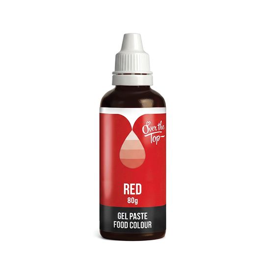 OTT GEL FOOD COLOUR - RED 80G