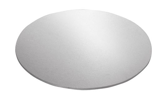 MONDO CAKE BOARD ROUND SILVER 10IN/25CM