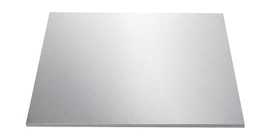 MONDO CAKE BOARD SQUARE SILVER 18IN