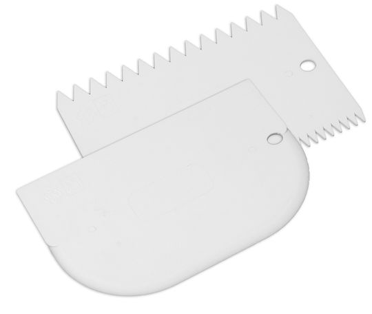 MONDO ICING COMB & BOWL SCRAPER 2 PIECE