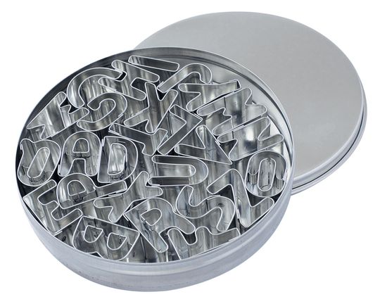 MONDO ALPHABET CUTTERS SET 26 PIECE