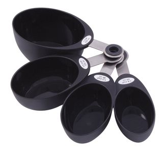 MONDO MEASURING CUP SET BLACK 4 PIECE