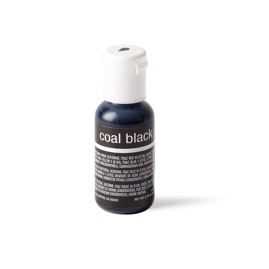 CHEFMASTER LIQUA-GEL COAL BLACK  0.7OZ