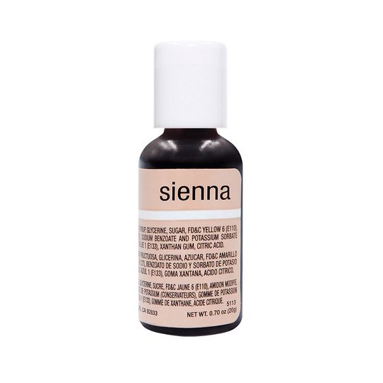 CHEFMASTER LIQUA-GEL SIENNA 0.7OZ