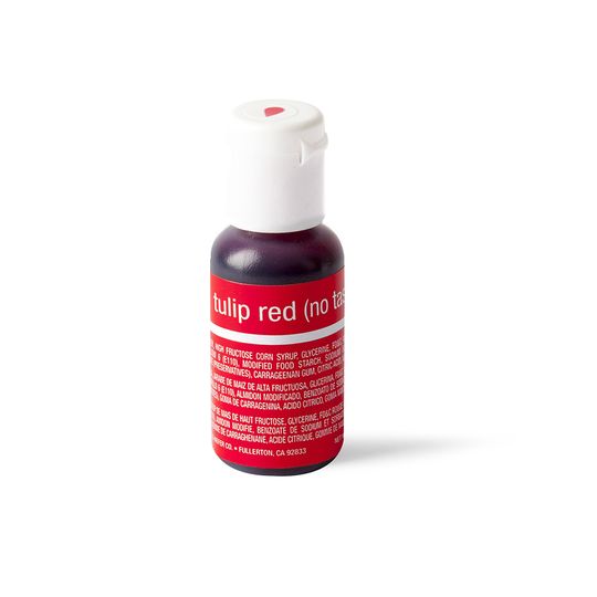 CHEFMASTER LIQUA-GEL TULIP RED 0.7OZ