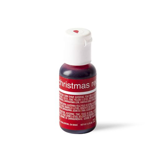 CHEFMASTER LIQUA-GEL XMAS RED 0.7OZ