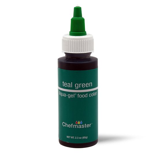 CHEFMASTER LIQUA-GEL TEAL GREEN 2.3OZ