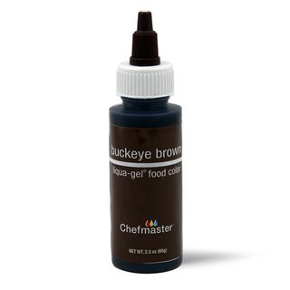 CHEFMASTER LIQUA-GEL BUCKEYE BROWN 2.3OZ