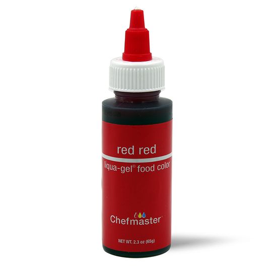 CHEFMASTER LIQUA-GEL RED RED 2.3OZ