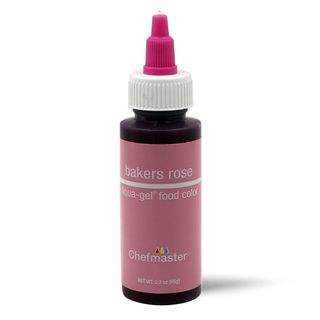 CHEFMASTER LIQUA-GEL BAKERS ROSE 2.3OZ
