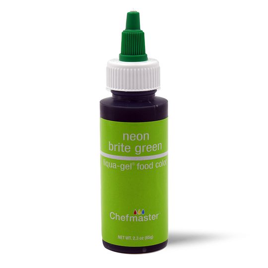 CHEFMASTER LIQUA-GEL NEON GREEN 2.3OZ