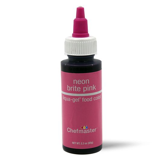 CHEFMASTER LIQUA-GEL NEON PINK 2.3OZ