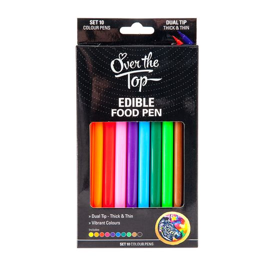 Cookie Couture 10pc Double Tip Edible Markers
