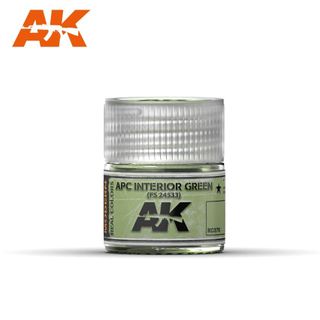 AK Interactive Real Colours Apc InteriorGreen FS24533  10ml