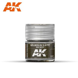 AK Interactive Real Colours Gelboliv (Late) RAL 6014  10ml