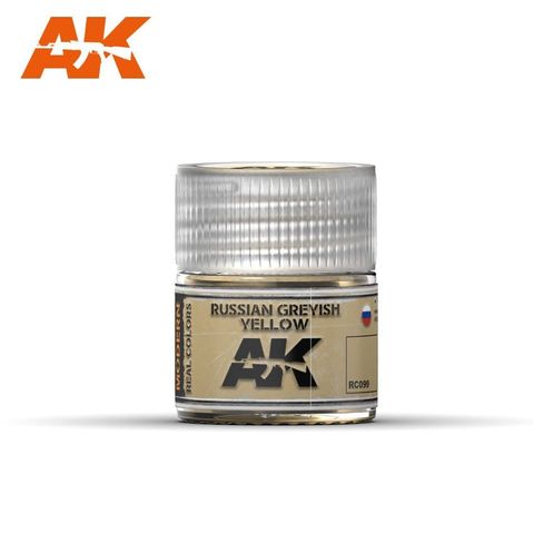 AK Interactive Real Colours Russian Greyish Yellow 10ml
