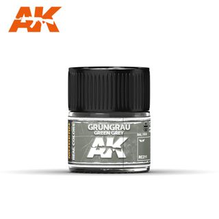 AK Interactive Real Colours Grüngrau-Green Grey RAL 7009 (Modern) 10ml