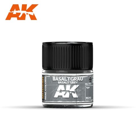 AK Interactive Real Colours Basaltgrau-Basalt Grey RAL 7012 10ml