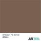 AK Interactive Real Colours Brown FS 30140 10ml