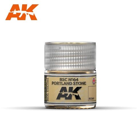 AK Interactive Real Colours Bsc Nº64 Portland Stone 10ml