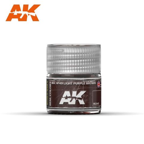 AK Interactive Real Colours Bsc Nº49 Light Purple Brown 10ml