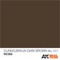 AK Interactive Real Colours Dunkelbraun-Dark Brown RAL 7017  10ml