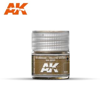 AK Interactive Real Colours Gelbbraun-Yellow Brown RAL 8000  10ml