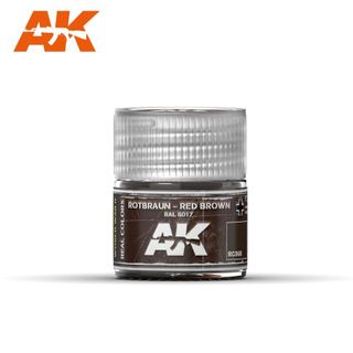 AK Interactive Real Colours Rotbraun-RedBrown RAL 8017  10ml