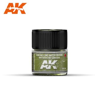 AK Interactive Real Colours Ijn M3 (M) Mitsubishi Interior Green 10ml