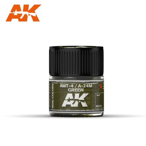 AK Interactive Real Colours Amt-4 / A-24M Green 10ml