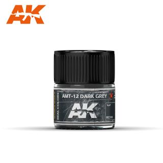AK Interactive Real Colours Amt-12 DarkGrey 10ml