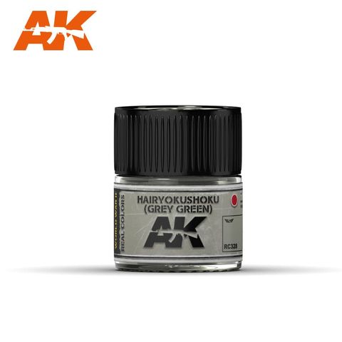 AK Interactive Real Colours Hairyokushoku (Grey-Green) 10ml