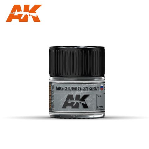AK Interactive Real Colours Mig-25/Mig-31 Grey 10ml