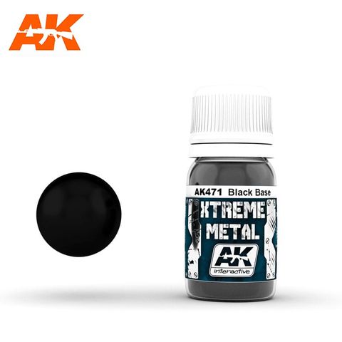 AK Interactive Metallic Xtreme Metal Black Base