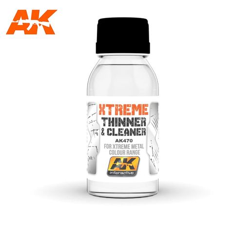 AK Interactive Metallic Xtreme Cleaner &Thinner For Xtreme Metal