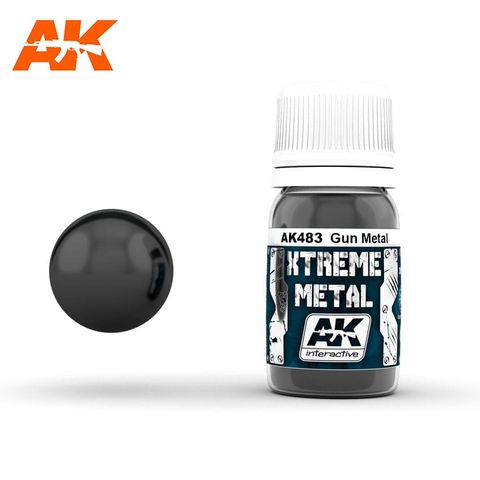 AK Interactive Metallic Xtreme Metal GunMetal