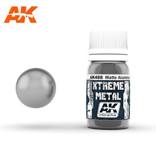 AK Interactive Metallic Xterme Metal Matte Aluminium