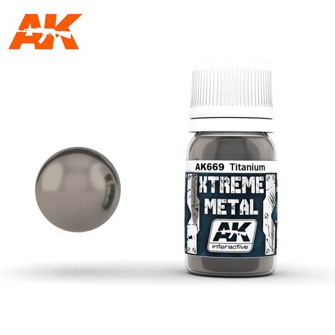 AK Interactive Metallic Xtreme Metal Titanium