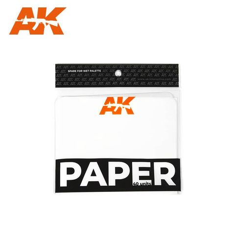 AK Interactive Accessories Paper (Wet Pallete Replacement) 40 Units.